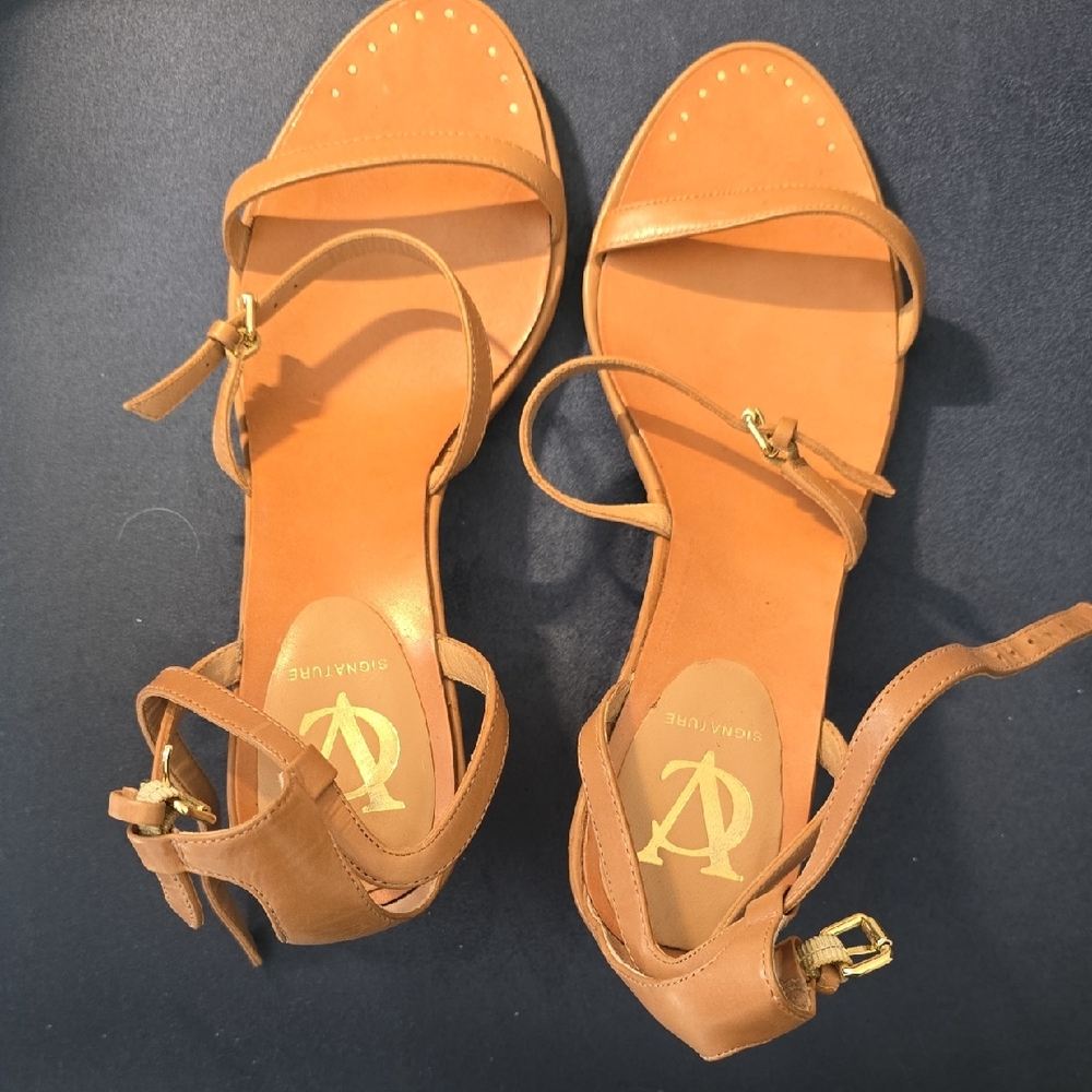 Vince Camuto Tan Strappy Sandals